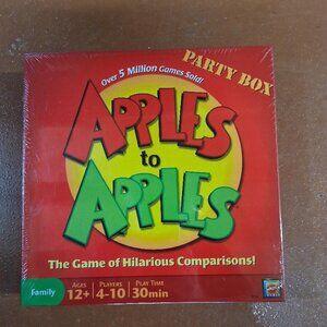 Apples To Apples Party Box Game For Family & Friends  4-10 Players 12+  30-Minut